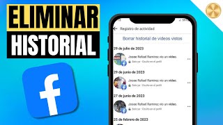 Cómo eliminar el historial de videos vistos en fb [upl. by Liuqa572]