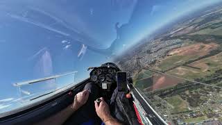 No Cues No Problem Finding Thermals in the SZD 51 Junior Glider [upl. by Lecirg]