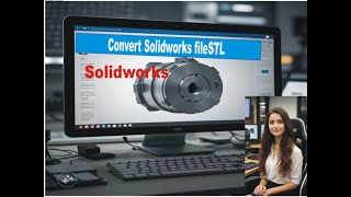 Convert Solidworks file into STL format [upl. by Eanod110]