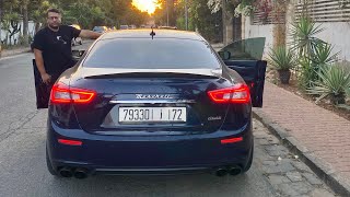 Maserati Ghibli 275hp V6 diesel  للبيع  🔱 [upl. by Ardnasella]