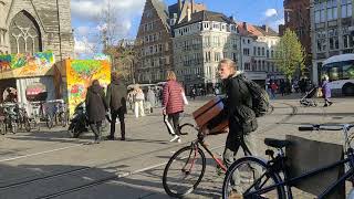 korenmarkt ghent gentbelgium today [upl. by Lazos]