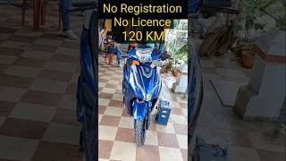 Electric Scooter Without Licence Without number Plate Low Price [upl. by Penhall]