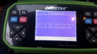 Obdstar x300 Pro Key Master programación llaves para Honda Accord 2008 [upl. by Ennayrb]