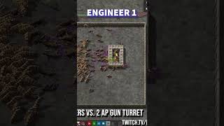 50 Small Biters  50 Small Spitters Versus 2 Gun Turrets factorio gaming [upl. by Maharba877]