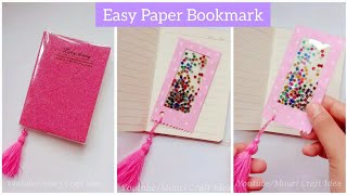 How to make paper bookmarks step by step Easy craft Easy DIY Bookmark Ideas shorts [upl. by Siraval]