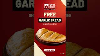 Free Garlic Bread  Oven Story  Standout Topping Pizza [upl. by Sissie678]