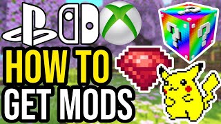 How To Download amp Install Mods In Minecraft PS45 Xbox amp Switch [upl. by Vanderhoek51]