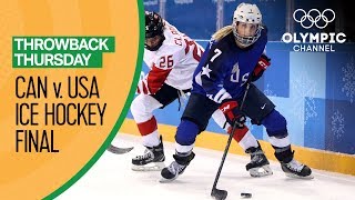 USA v Canada  Womens Ice Hockey Gold Medal Match  PyeongChang 2018  Throwback Thursday [upl. by Prescott931]