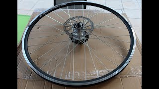 Removing and changing rear back bike wheel New madspeed7 rear wheel for bicycle Review [upl. by Ahsetal]