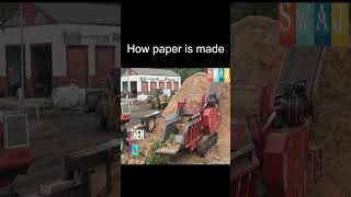 How Paper Is Made  paper factory factory swaj papercraft paper paperart papercrafts [upl. by Drofniw]