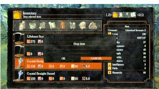 Dark Souls How to get Weapons and Armors with Cheat Engine [upl. by Leggett]