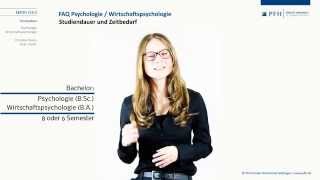 Studiendauer und Zeitbedarf im Fernstudium Psychologie  Wirtschaftspsychologie [upl. by Jarus]