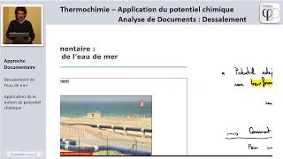 Dessalement de leau de mer Potentiel chimique osmose inverse [upl. by Huda]