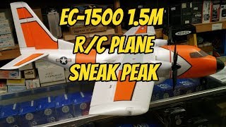 Eflite EC1500 15m RC plane with operational cargo bay SNEAK PREVIEW [upl. by Gunilla975]