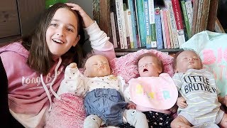 Getting Reborns Ready for Big Sister Reborn Toddler to Arrive [upl. by Aisats]