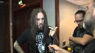 Korn Interview for Metal Impressions  Cologne September 2013 [upl. by Tebazile]