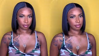 Affordable Bob Lace Frontal Wig  8 inch Human Hair Wig  Afsister [upl. by Bouton]