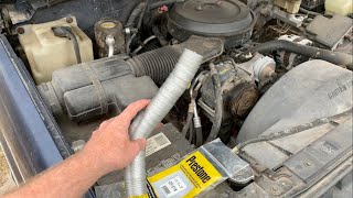 How To Replace The Preheater Hose On A Car Air Cleaner [upl. by Oniger]