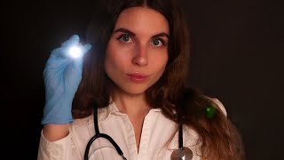 ASMR Detailed CRANIAL NERVE EXAM In The Dark  Eye Ear Taste Smell Touch Doctor Roleplay [upl. by Kal]