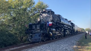 Union Pacific Big Boy Rolling Through Denton Texas 101324 [upl. by Kostival]