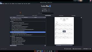 Arobas Music  Guitar Pro 801 in AV Linux MX [upl. by Azal]