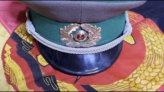 my east German visor collection 10 visors  10 different services  DDR SCHIRMUTZE casual video [upl. by Nosneh]