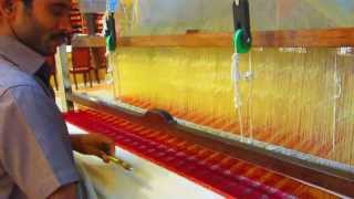 Kanchipuram Handloom Silk Saree Weaving Process [upl. by Leahcimsemaj136]