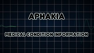 Aphakia Medical Condition [upl. by Harmonie]