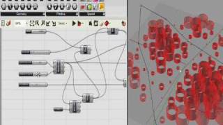 Rhino 4 Grasshopper polyline attractors [upl. by Salakcin228]