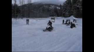 Xsled Extreme freestyle snowmobile training for kids Jan2608 [upl. by Amarillis]