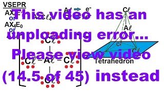 Chemistry  Molecular Structure 14 of 45 Basic Shapes  Predict the Shape of AlCl4 [upl. by Mloclam]