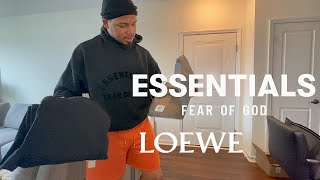 Essentials black collection Loewe Try On Unboxing amp More [upl. by Ailati]