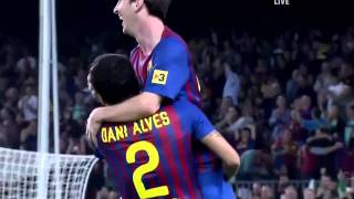 Barcelona vs Real Mallorca 50  29102011  Full HD  Hatrick from Messi [upl. by Wons]