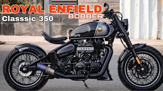 Royal Enfield CLASSIC 350 Custom BOBBER by Neev Motorcycles [upl. by Sutelc]