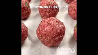 Albóndigas en salsa de tomate [upl. by Lombardo]