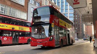 FULL ROUTE VISUAL  Route 452  Ladbroke Grove Sainsburys to Vauxhall Bus Stn  WH45404 SK19FCN [upl. by Antonella894]