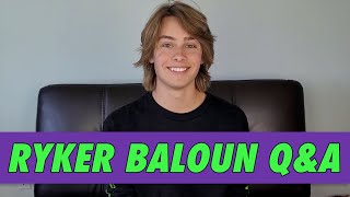 Ryker Baloun QampA [upl. by Ylaek]