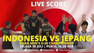 🔴INDONESIA VS JEPANG  3RD PLACE ASIAN MENS U20 CHAMPIONSHIP  LIVE SCORE [upl. by Posner511]