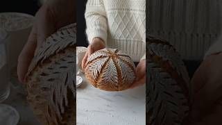 Sourdough scoring idea 🎄glutenfree sourdough sourdoughbread breadart [upl. by Kauffman164]