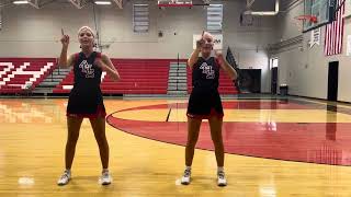 Adamsville HS Football Jr Pro Cheer Camp Cheers 15 [upl. by Niu]