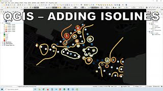 QGIS  Quick Guide 07 Isoline  Isotherm Maps [upl. by Willis]