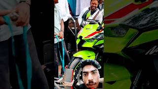 Zx10r bike Khushi super bike automobile shorts trending [upl. by Ayenet]