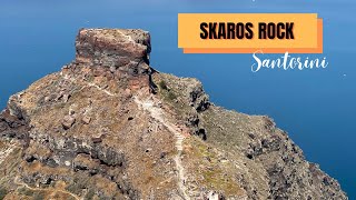 Our hiking at Skaros Rock Santorini [upl. by Bellanca]