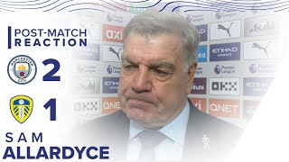 “THERE’S A LOT OF HOPE”  SAM ALLARDYCE REACTION  MANCHESTER CITY 21 LEEDS UNITED  PREMIER LEAGUE [upl. by Ylam]