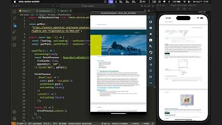 ASMR Programming  React Native PDF Viewer Example  No Talking [upl. by Oicnerolf512]