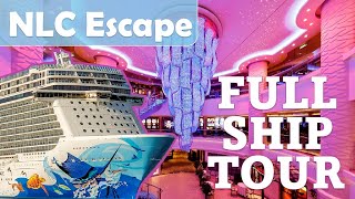 Full Ship Tour of the Norwegian Escape  Mediterranean Cruise on NCL  NCL Escape Full Ship Tour [upl. by Hillari]