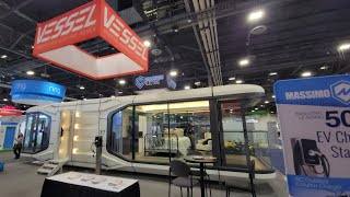 EV Tiny House  VESSEL E7 Tour at CES 2023 [upl. by Nednil]