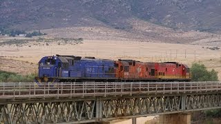 South African diesel locomotives in the Swartland  Part One [upl. by Kenn]