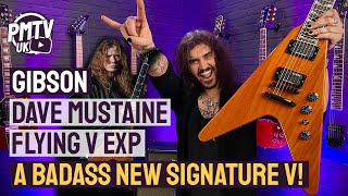 Gibson Dave Mustaine Signature Flying V EXP  A Mega Axe For The Megadeth Frontman [upl. by Neveda]