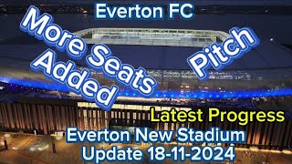 Everton FC New Stadium At Bramley Moore Dock Update 18112024 [upl. by Grae]